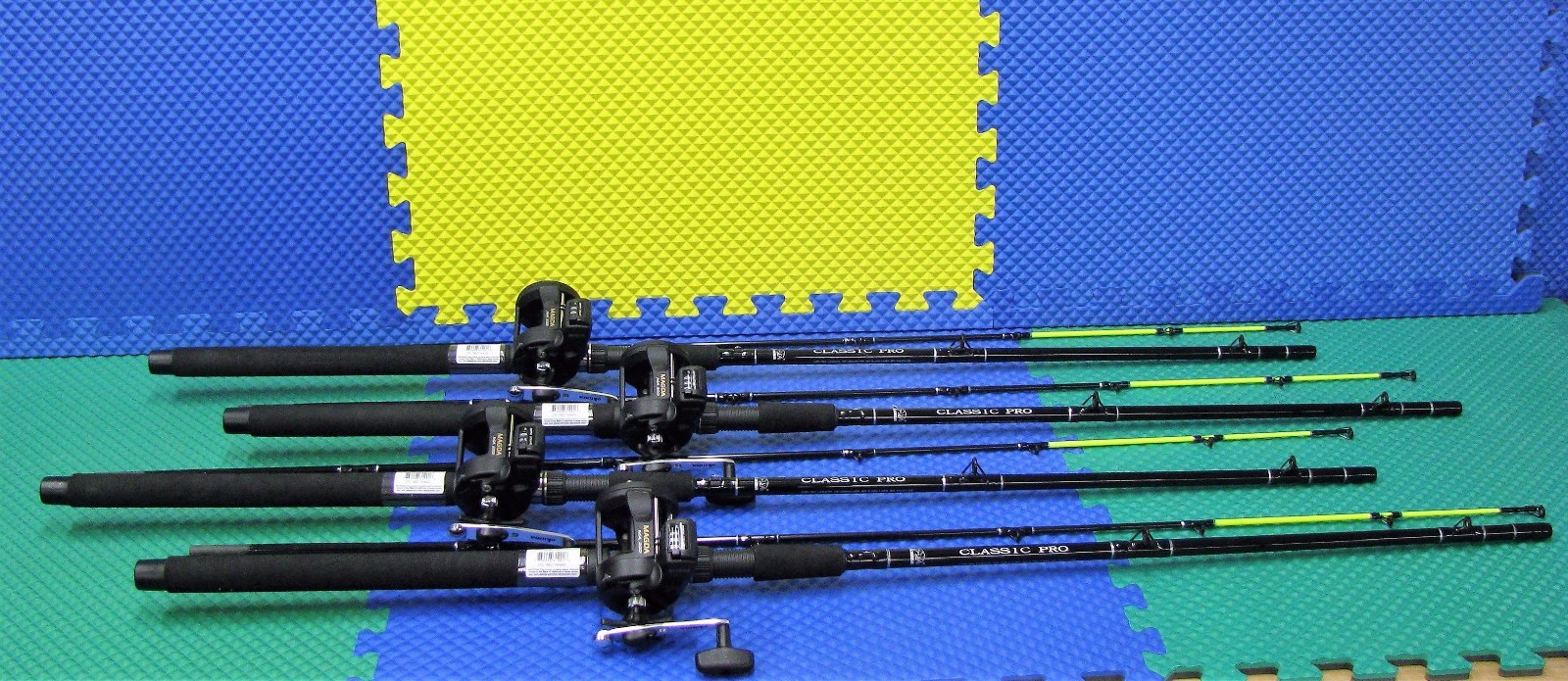 Okuma Classic Pro 7' 6" Line Counter Trolling Combo CPC-762CT-MA 20D 4 PACK!