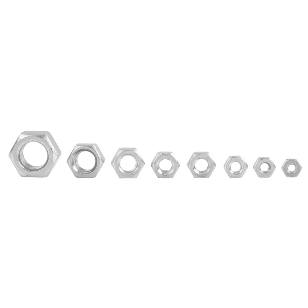 Hex Nut Assortment with Case Assorted 178-Piece Hyper Tough