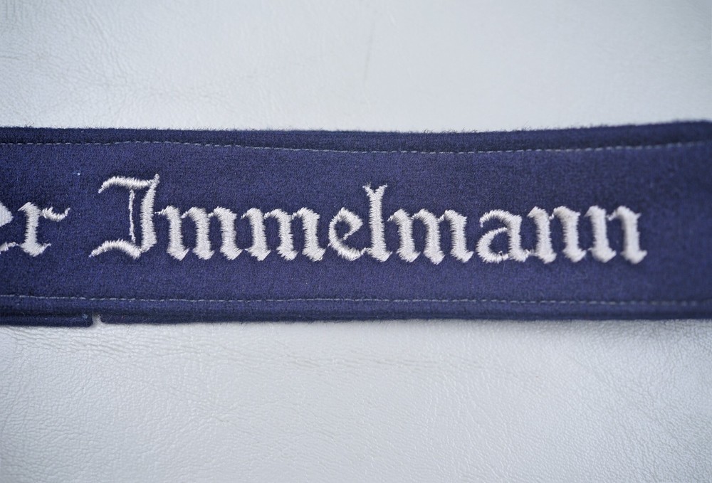 WWII GERMAN LUFTWAFFE GESCHWADER IMMELMANN CUFF TITLE