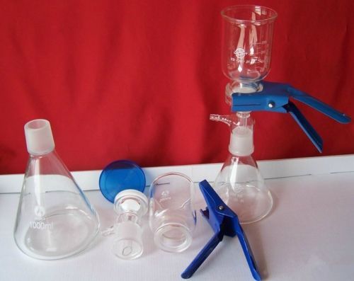 2000ml Vacuum Suction Filter Flask Device Lab Buchner Filting Apparatus 1pc
