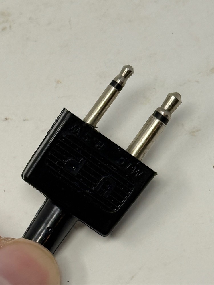 3M Vintage Microphone Black Silver Wired Used