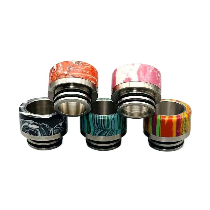 Stainless Steel & Stone 810 Drip Tip Random 3PCS