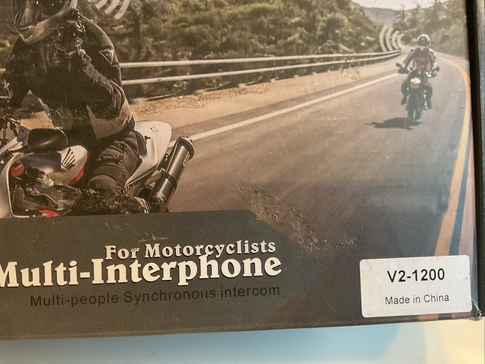NEW V2-1200 RIDERS Multi-people INTERCOM Headset Motorcycles Netphone Bluetooth