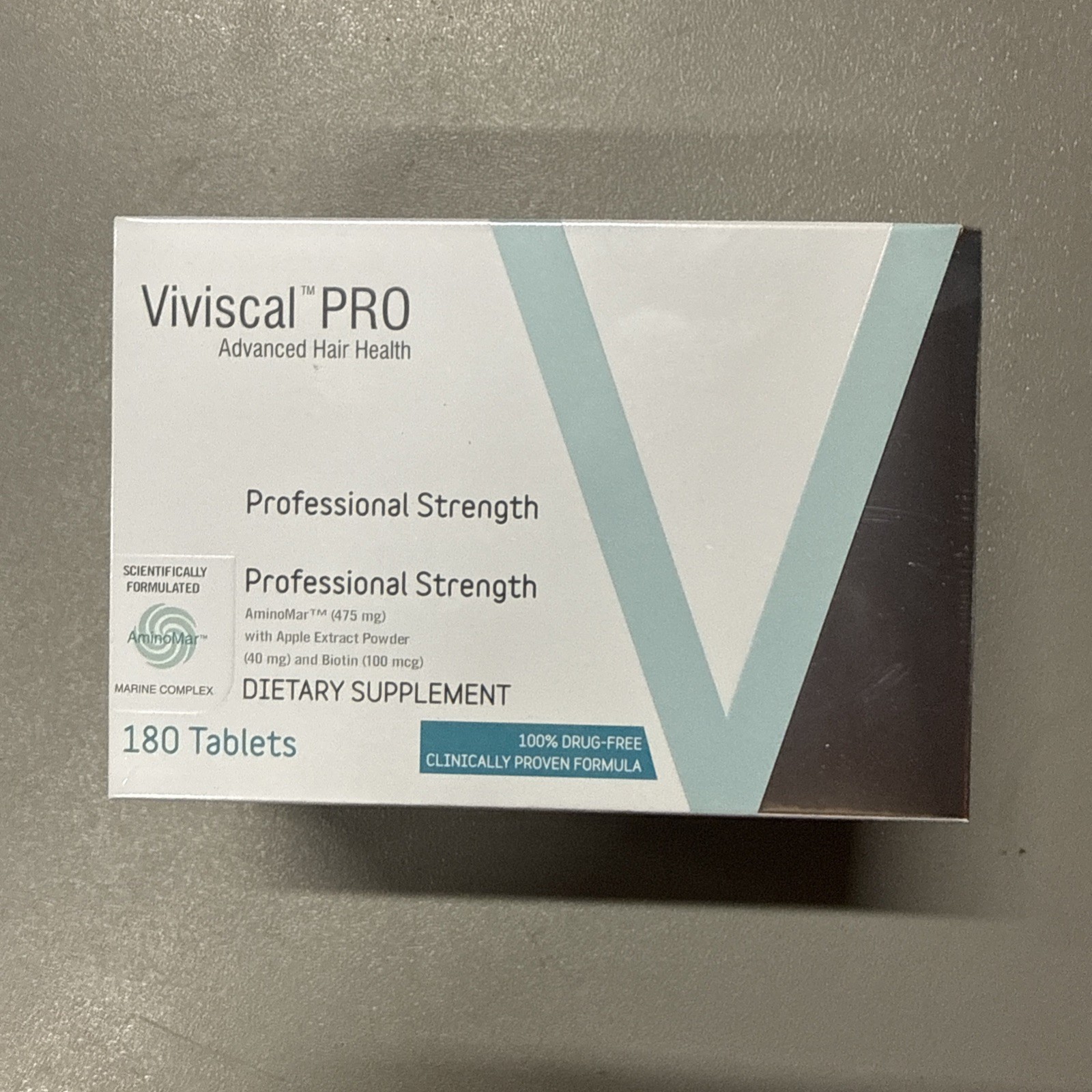 Viviscal Pro Professional Strength Hair Supplement 180 Tablets- exp 07/27