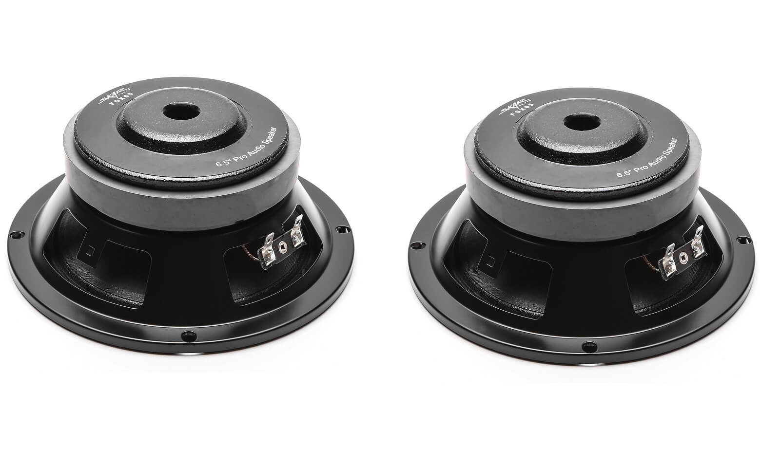 (2) NEW SKAR AUDIO FSX65-4 6.5-INCH 4 OHM 300W MAX CAR PRO AUDIO SPEAKERS - PAIR