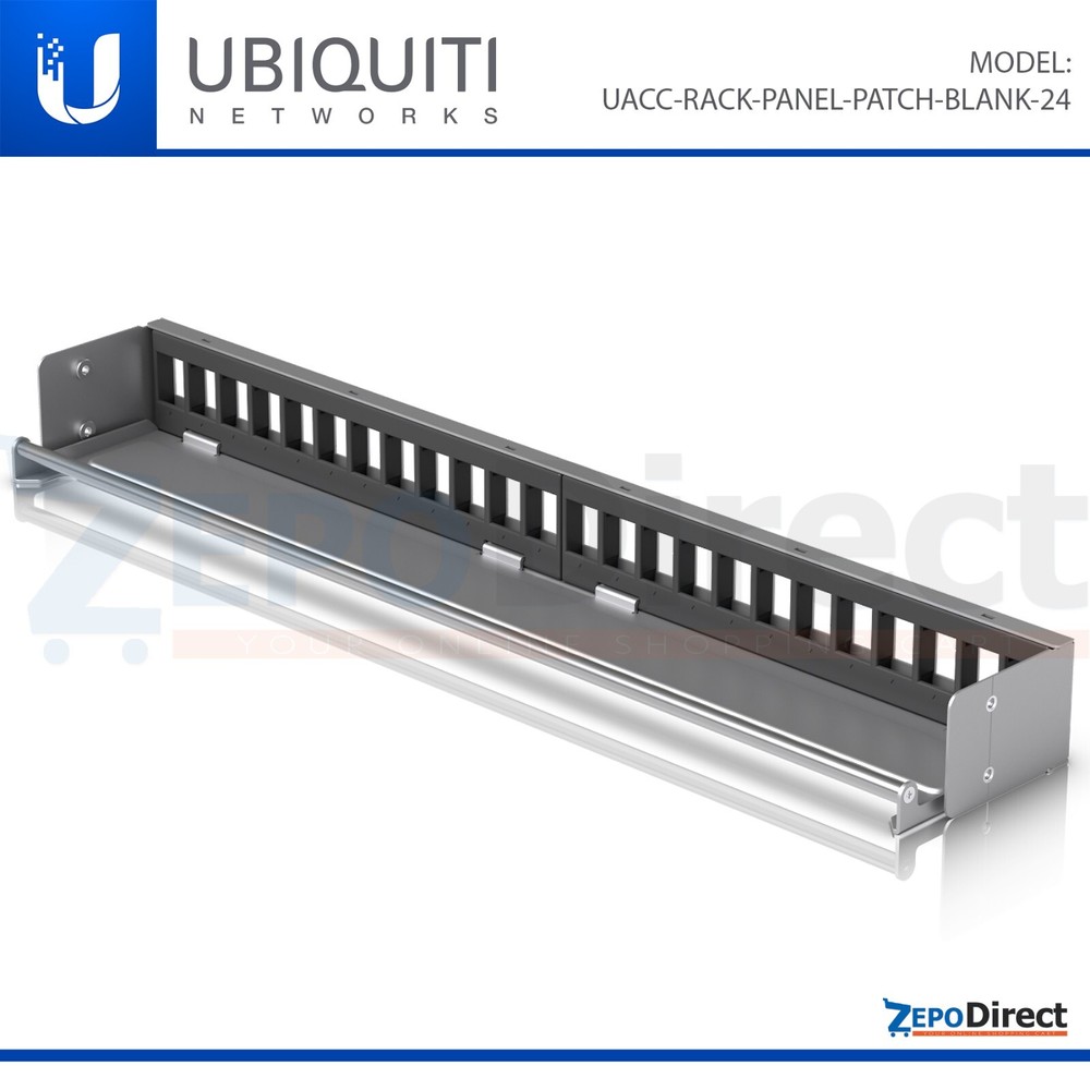 Ubiquiti Unifi Rack Mount Blank Patch Panel 24-Port UACC-RACK-PANEL-PATCH