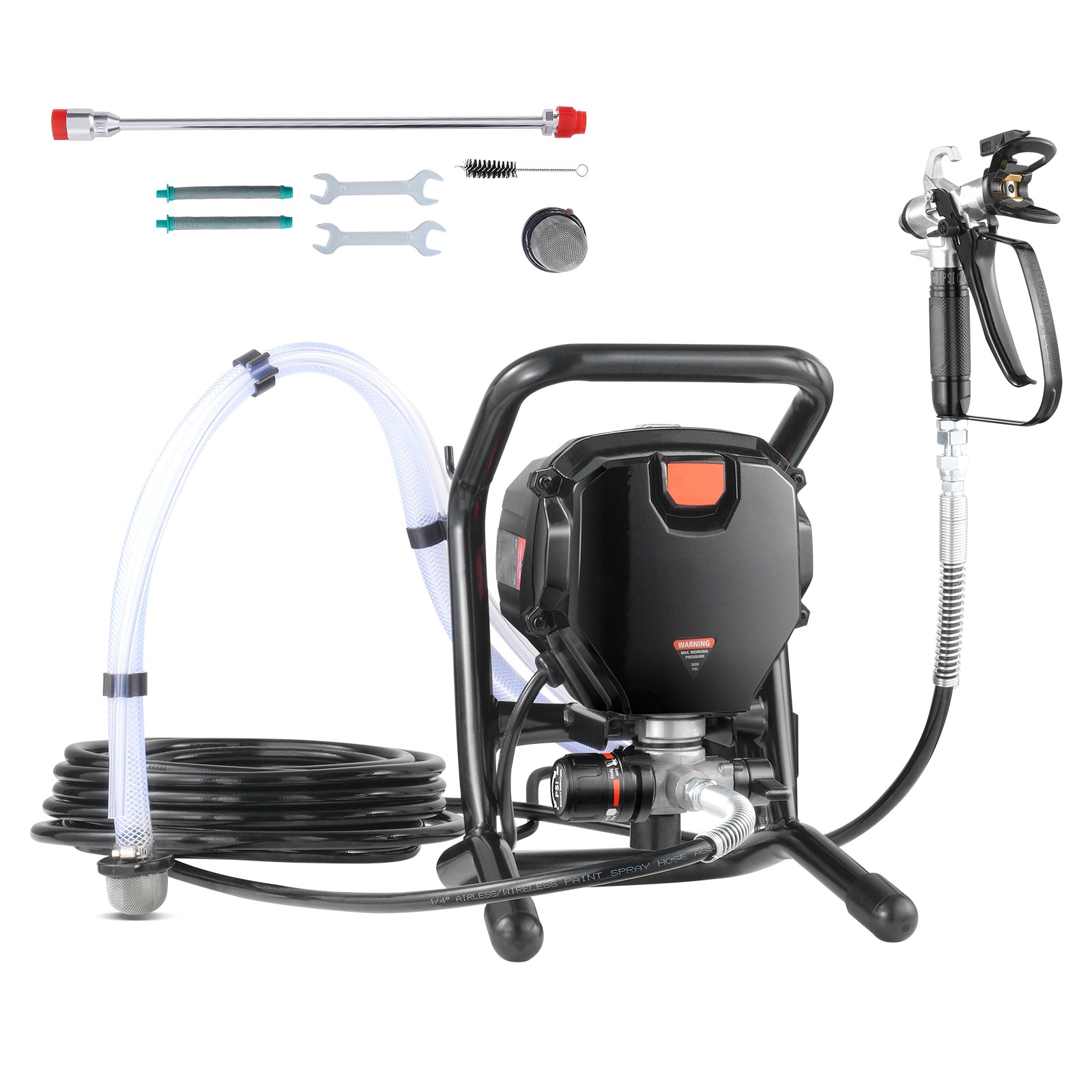 Stand Airless Paint Sprayer 750W 3000PSI Electric Airless Sprayer Handheld
