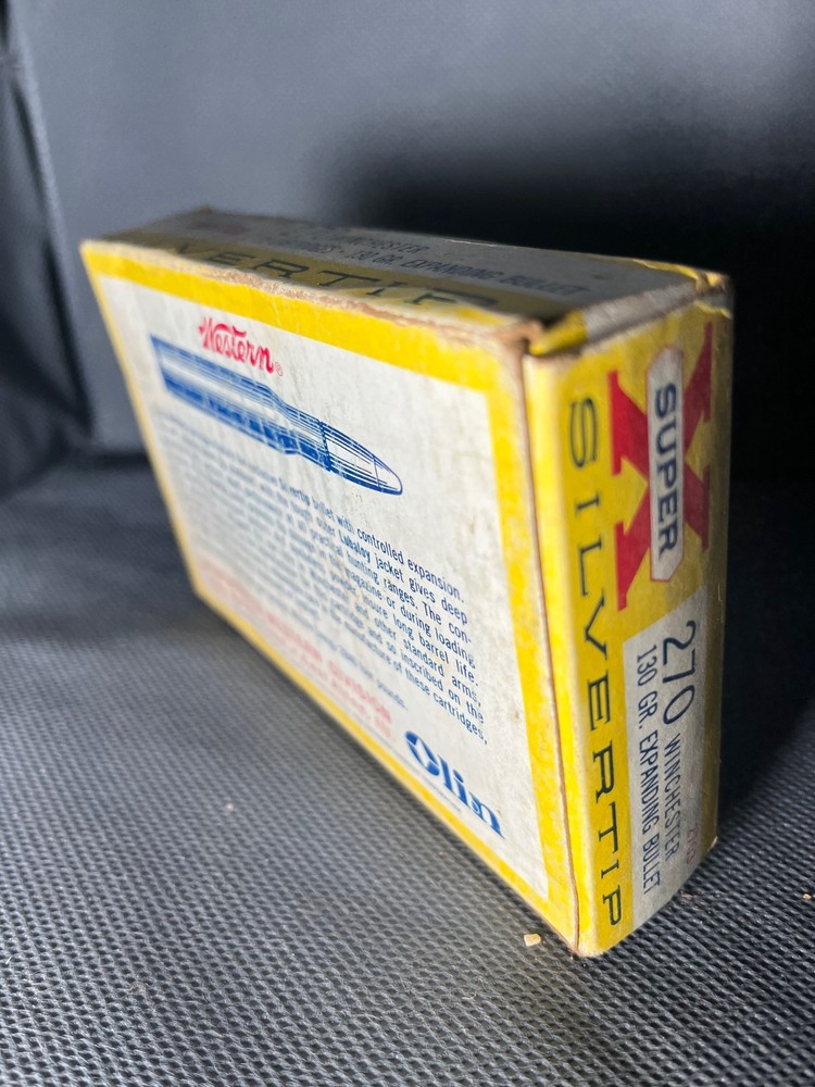 Western Super X Silvertip .270 EMPTY Ammo Box
