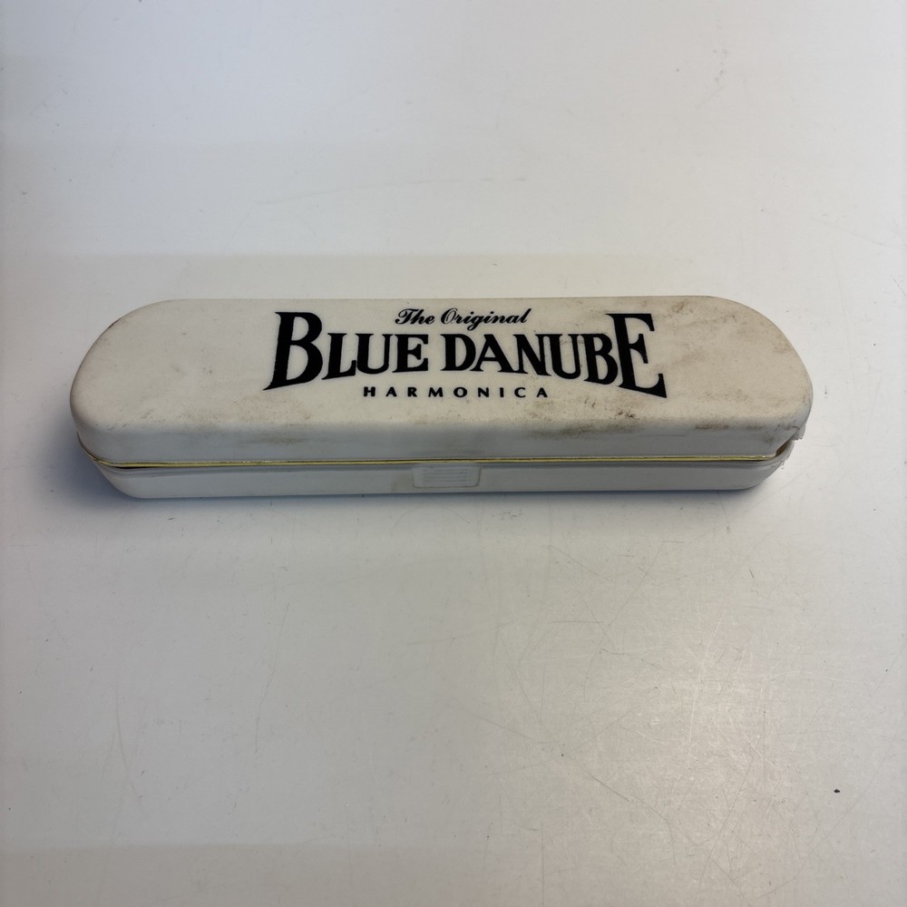 Vintage Blue Danube Tremolo Harmonica 7” w/ Case