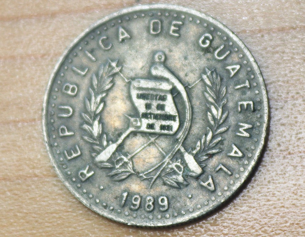 1989 Guatemala 10 Centavos