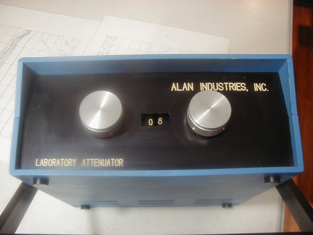 ALAN 0-79 dB Bench Step Attenuator, DC-1.5 GHz, NICE Tested w/plot, READ Reduced