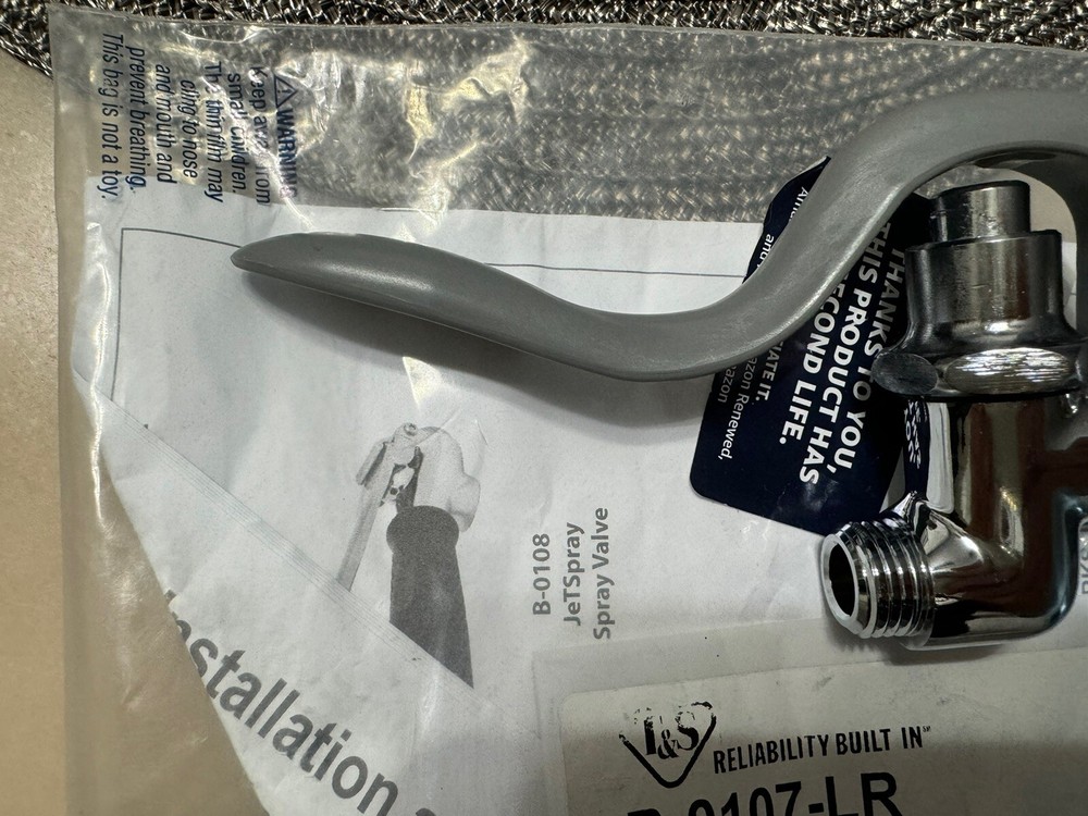 T&S B-0107-LR Spray Valve "Less Hold Down Ring"