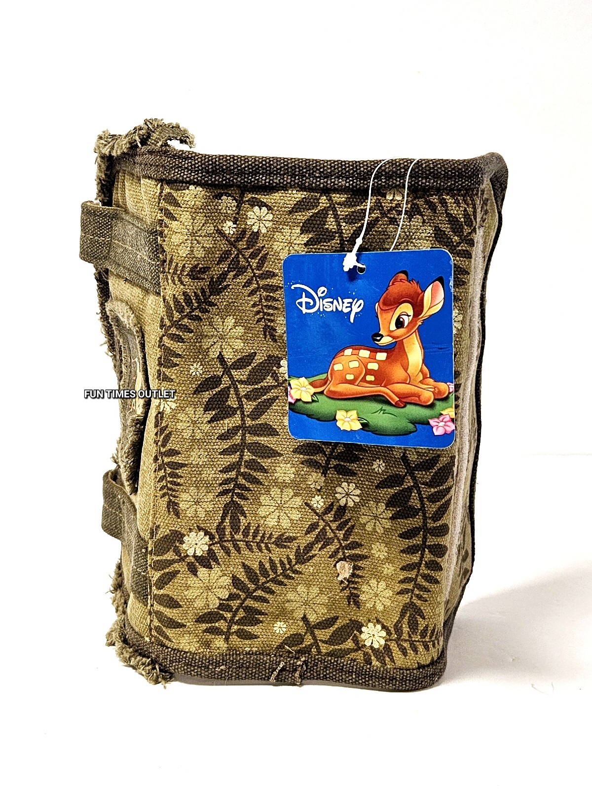 Disney Bambi Lady Distressed Wallet ID Credit Card Check Holder Canvas Coin Bag