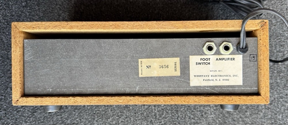 WHIPPANY RHYTHM MASTER DRUM MACHINE MODEL W1032 EXCELLENT CONDITION POWERS ON