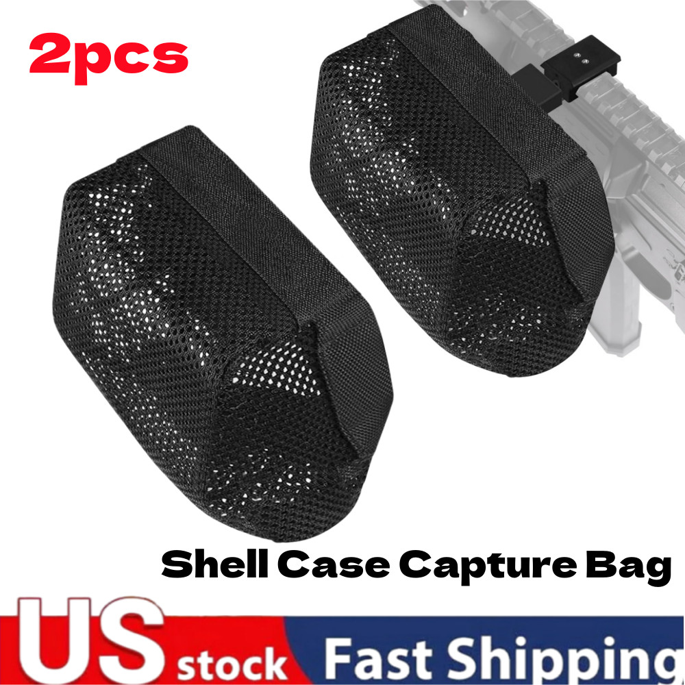 2pcs Brass Catcher, Universal Shell Catcher Net with Picatinny Rail Mount Heat