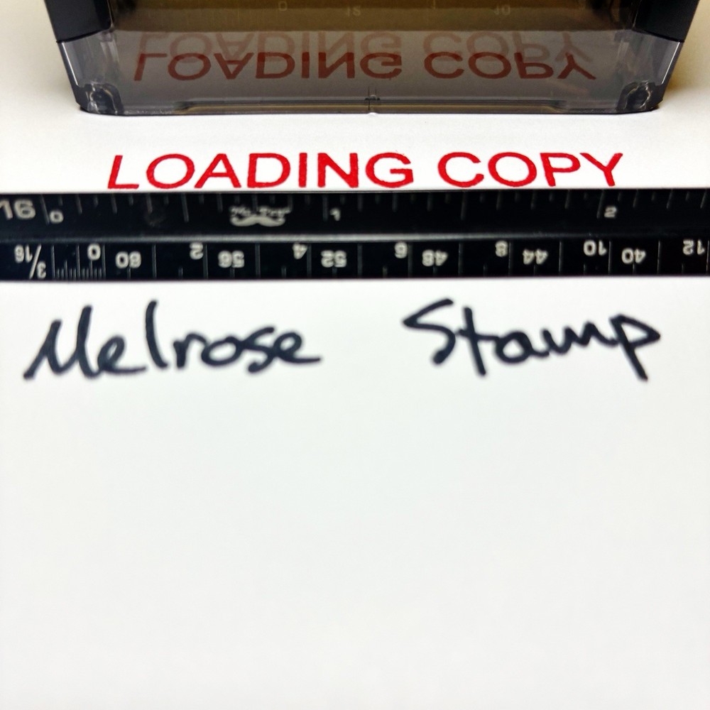 Loading Copy Rubber Stamp Red Ink Self Inking Ideal 4913