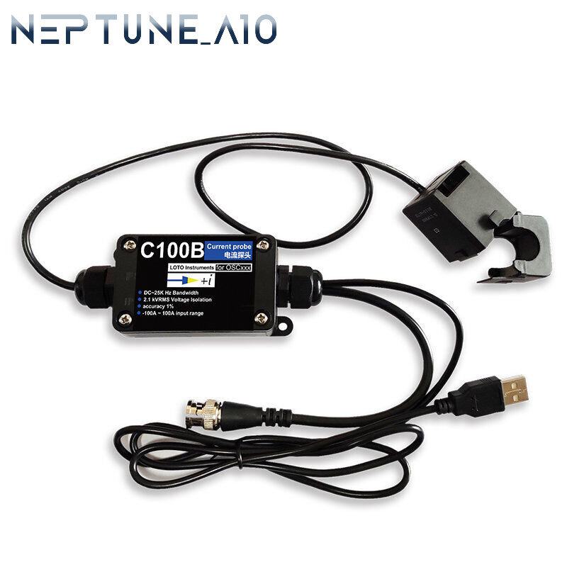 Clamp-on Current Probe Open-close Transformer 10A~200A Current Detection
