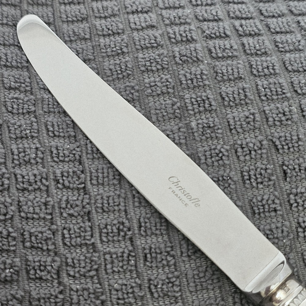 Christofle MALMAISON Silverplate Dinner Knife, 9 3/4"