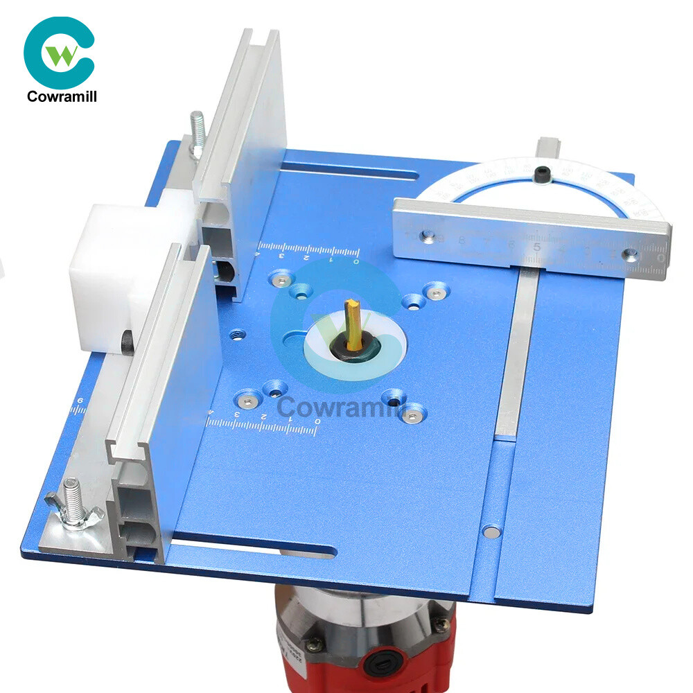 Electric Router Table Insert Milling Flip Plate Durable Wood Working Benche