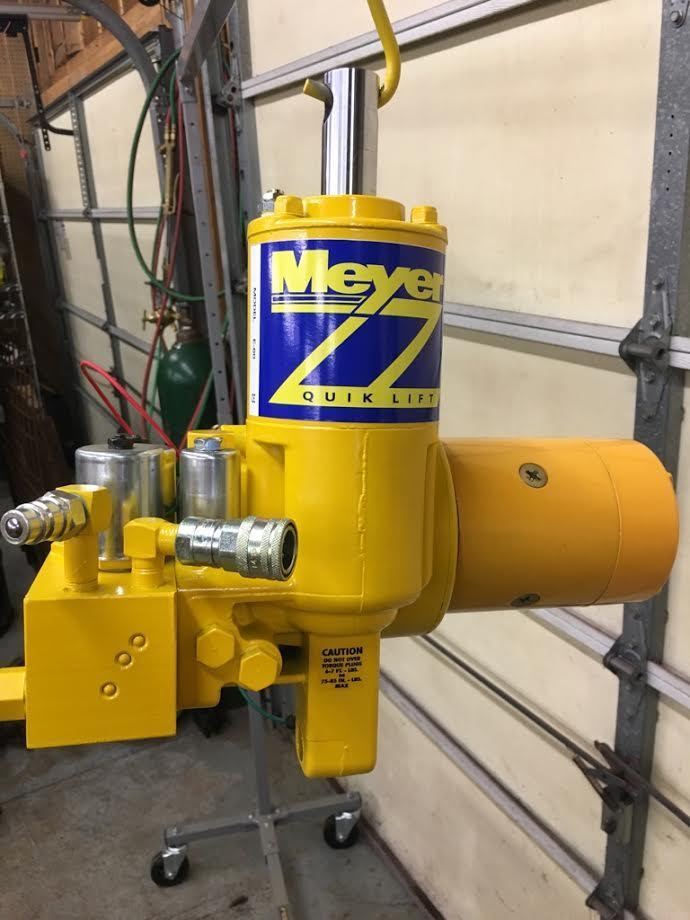 MEYER SNOW PLOW E47 E60 E-60 HYDRAULIC PLOW PUMP REBUILT Sand Blasted & Painted