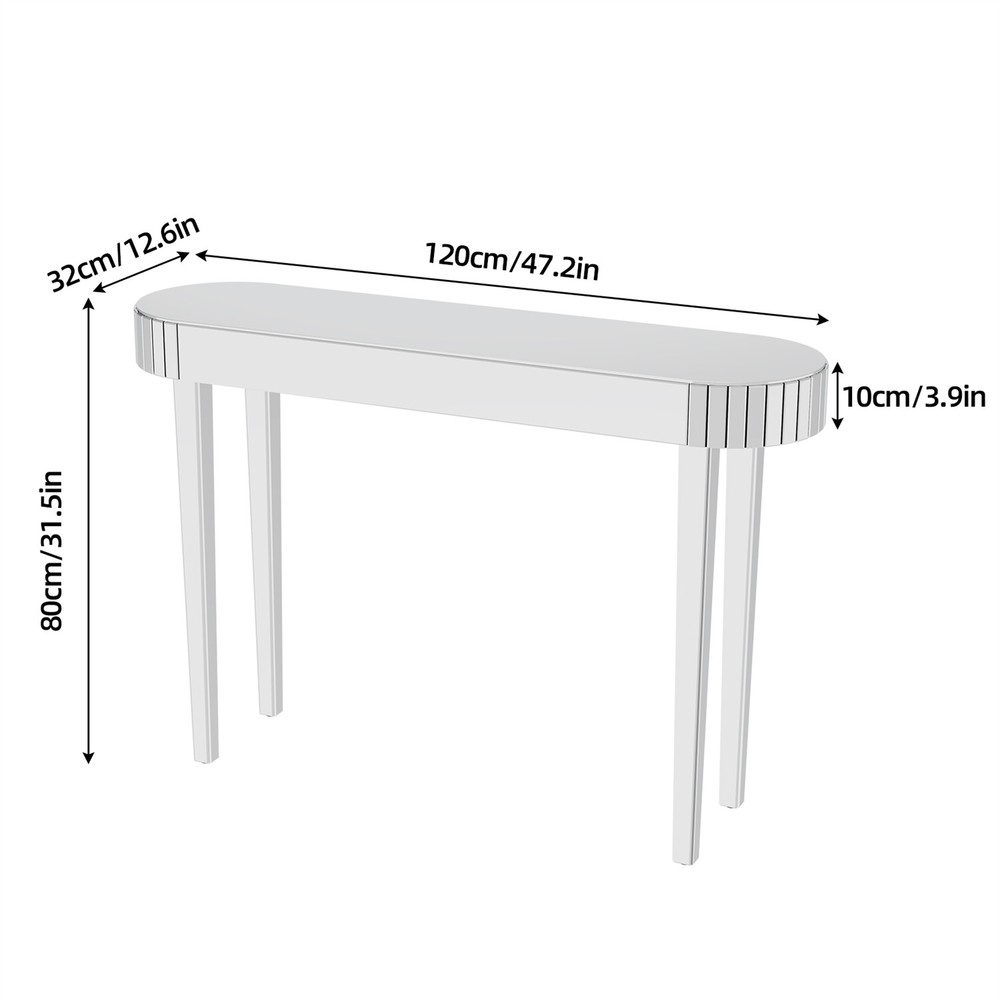 Console Table Dressing Makeup for Bedroom Entryway Chic Sofa Side Accent Table
