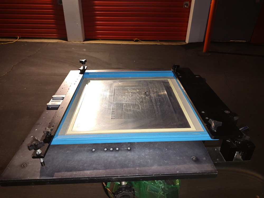 Elite Circuit Equipment E-4500 Manual Screen Printer w/ Double Sided Fixture