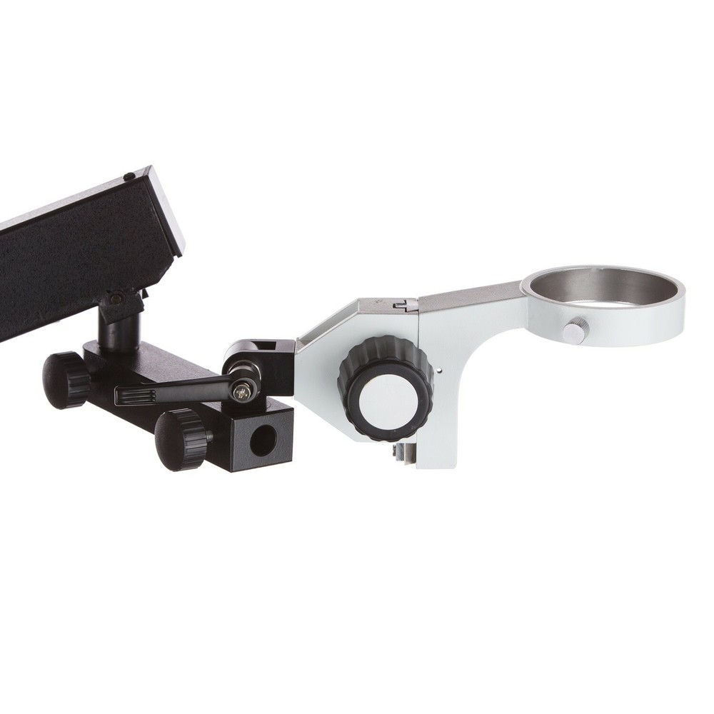 Amscope Articulating Stand w Post Clamp 76mm Focusing Rack for Stereo Microscope