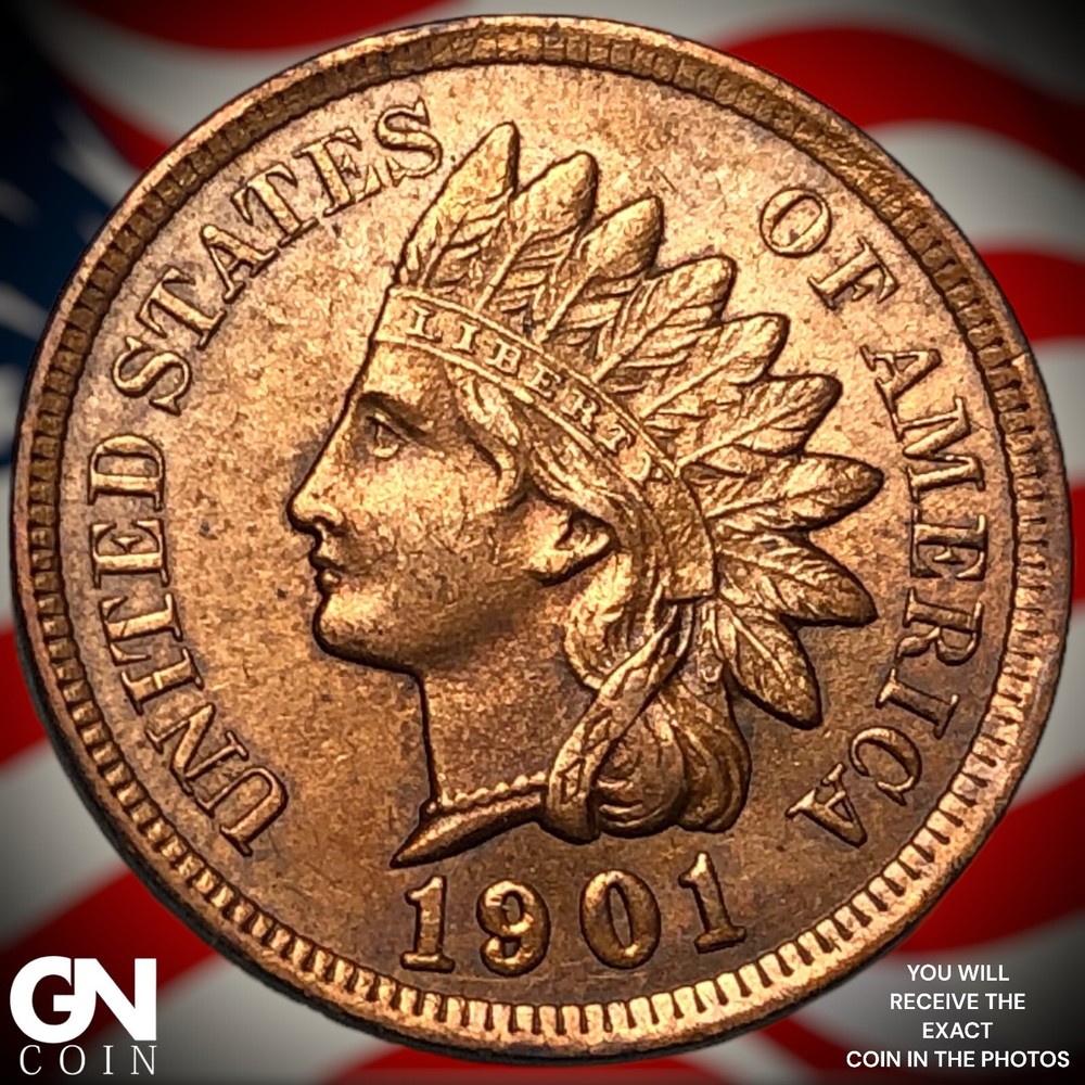 1901 Indian Head Cent Penny  M1648