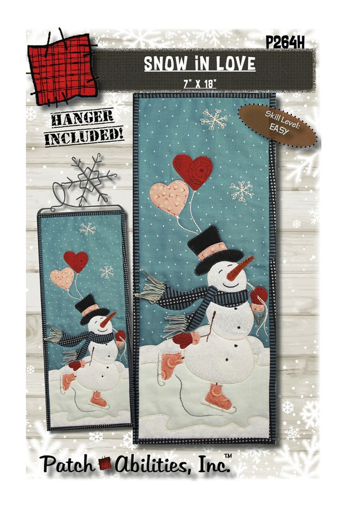 Patch Abilities Snow in Love Pattern with Hanger P264H