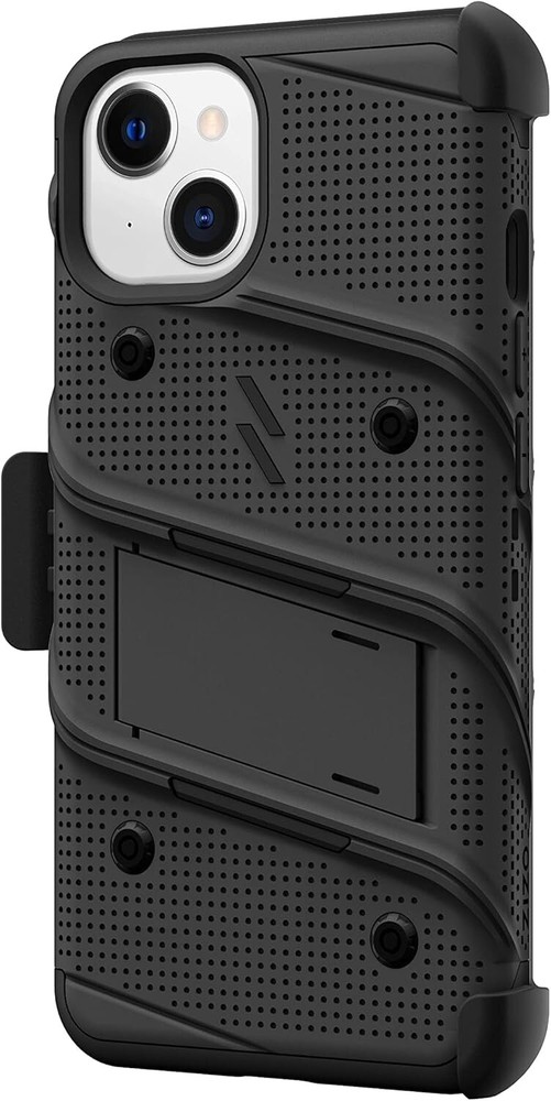 ZIZO Bolt Bundle iPhone 13, 5.4", Mini Case, Screen Protector Kickstand Holster