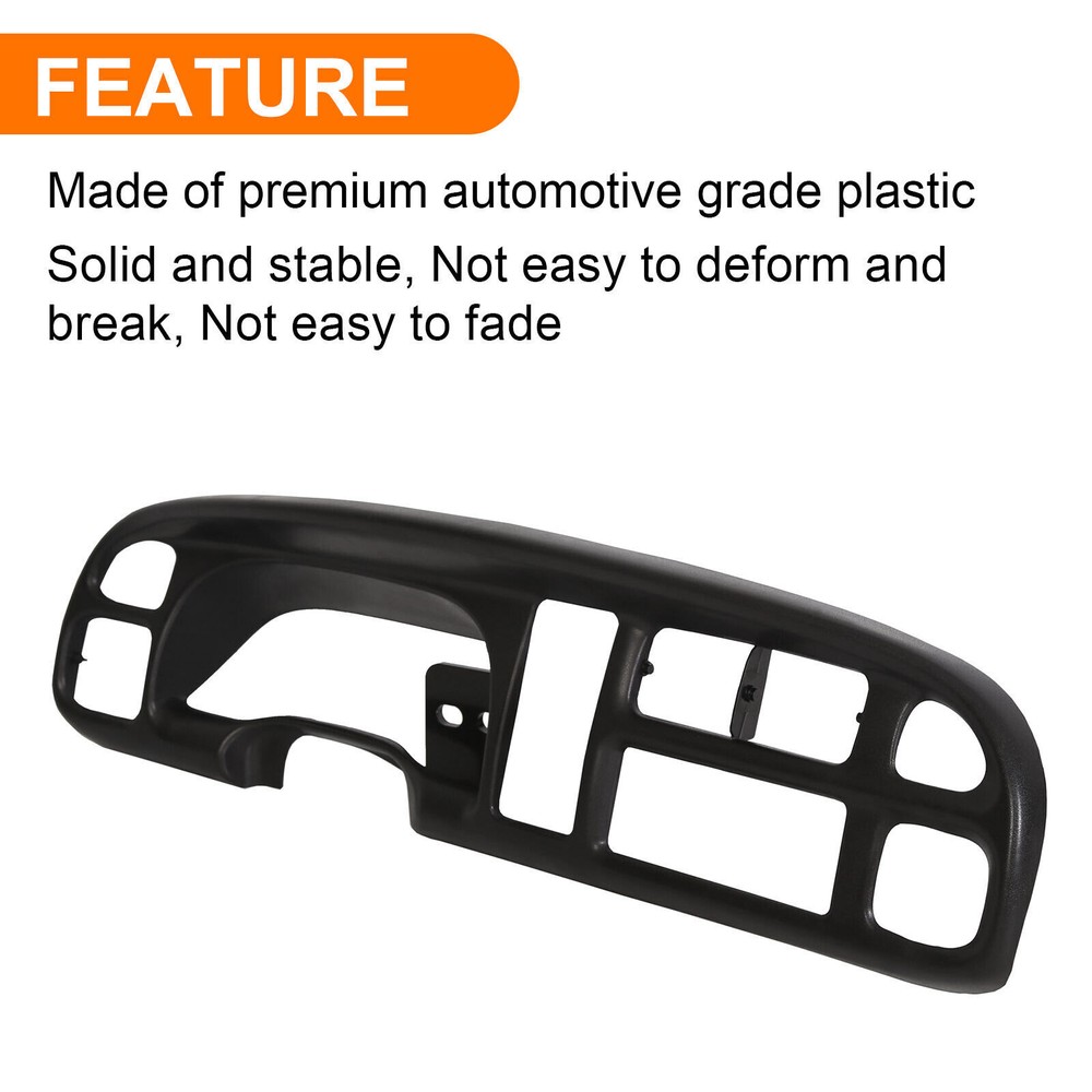 For Dodge Ram 1500 2500 3500 1998-2002 Instrument Panel Dash Gauge Bezel