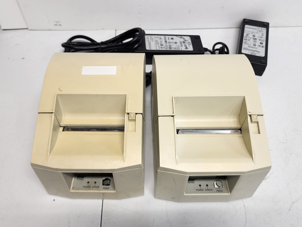 2 STAR MICRONICS TSP600 POS Thermal Receipt Printers READ FULL DESCRIPTION