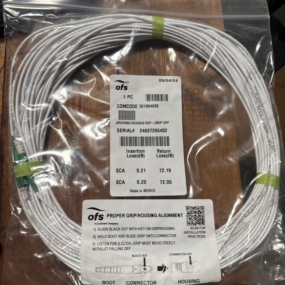 OFS COMCODE JRVDW001SCASCA100F GRIP OFF White