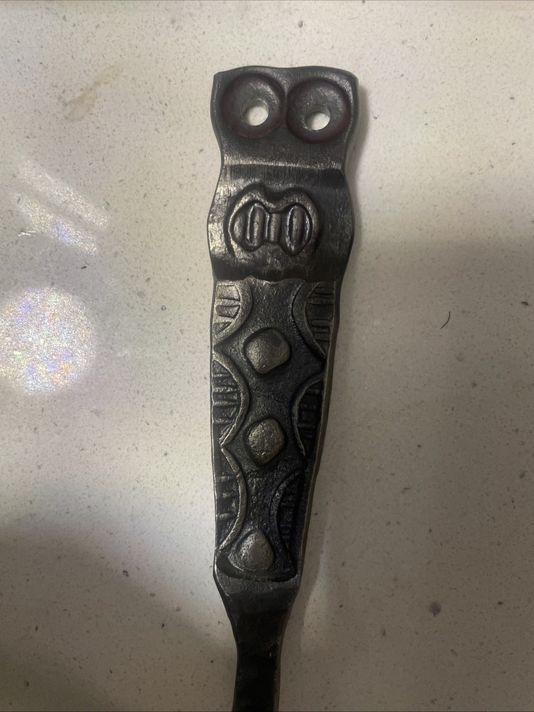 Rustic Wrought Iron Monster? Wall Hook Animal