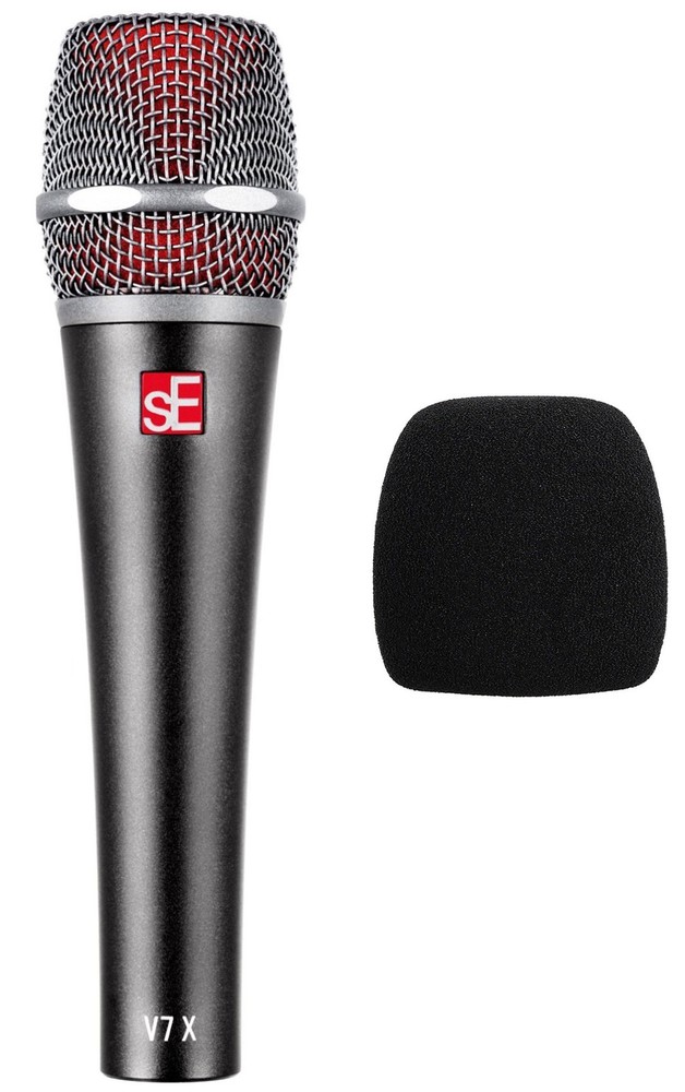 Se Electronics V7 X Dynamic Instrument Microphone Studio/Stage Mic+Windscreen