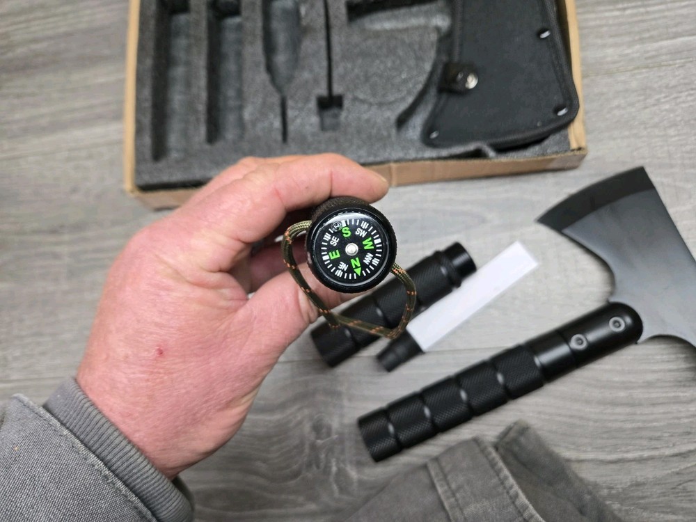 Survival Hatchet Axe Black