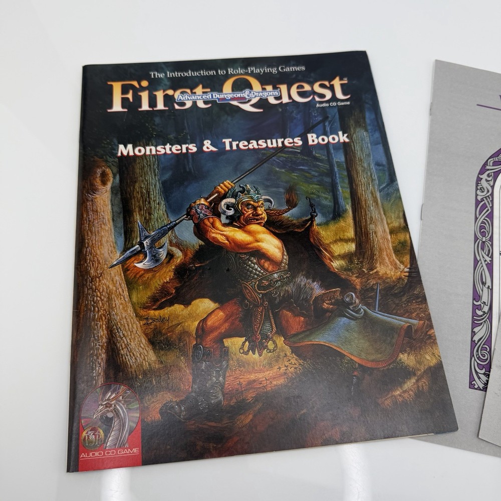 Advanced Dungeons and Dragons 2nd Edition 1994 First Quest - Incomplete