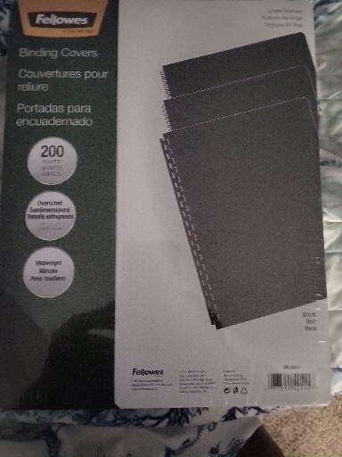 Fellowes 200 Oversized Linen Binding Covers