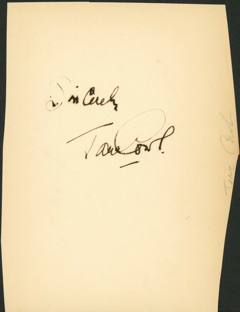 Vintage JANE COWL Autograph