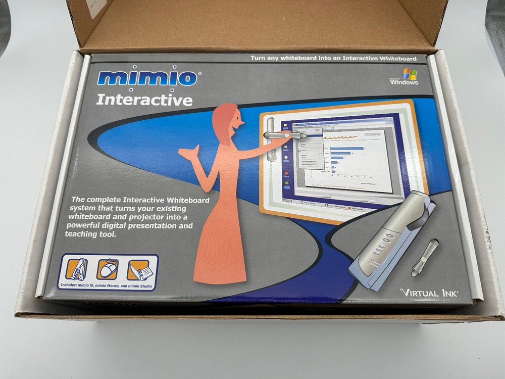 NEW! - Mimio Interactive & Capture Kit -Digital Whiteboard System Virtual Link