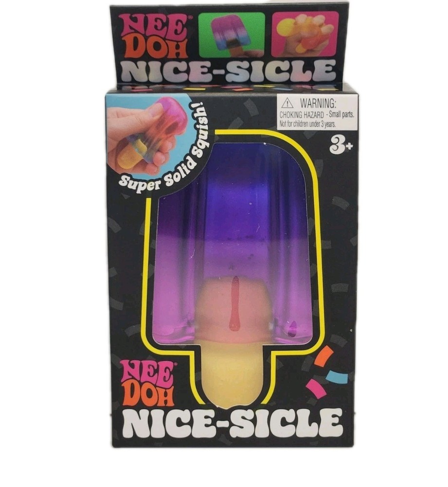 NeeDoh Nice-SicleSuper Solid Squish (Purple) (FREE SHIPPING)
