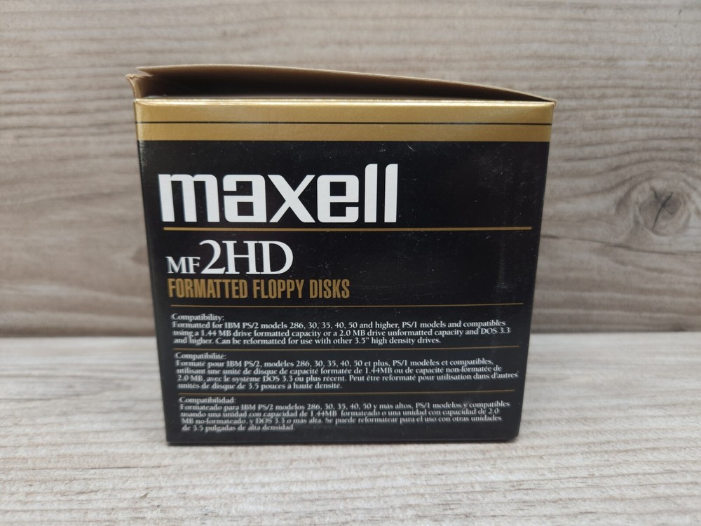 Maxwell MF2HD High Density Floppy Disk 3.5" Formatted 30 Pack IBM Compatibles