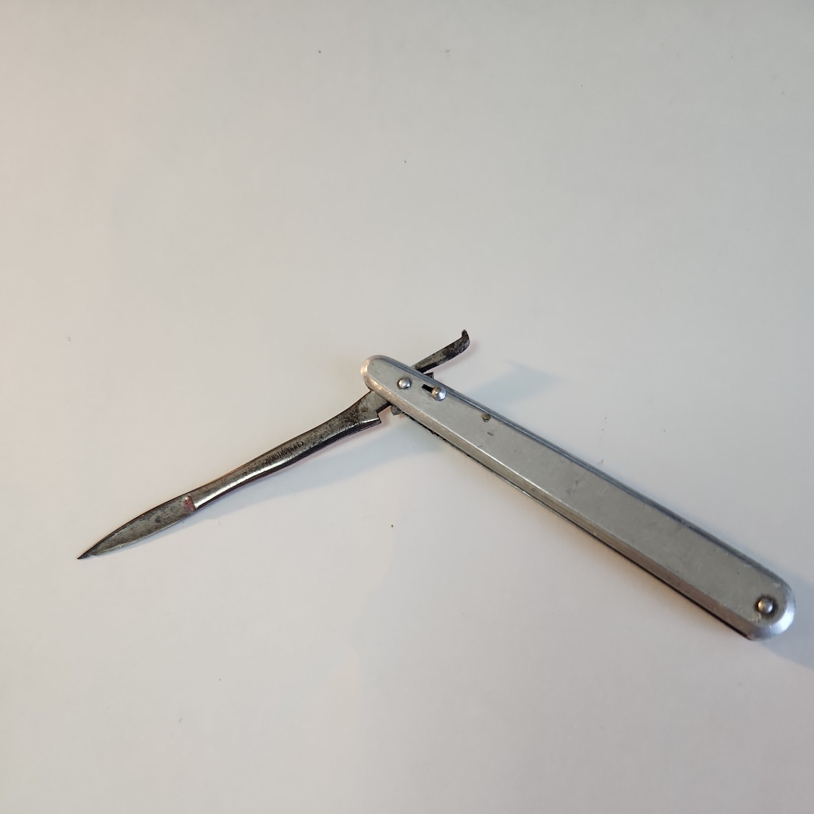 Vintage Surgical Folding Scalpel 1" blade Overall Length 6" Armstrong & Company
