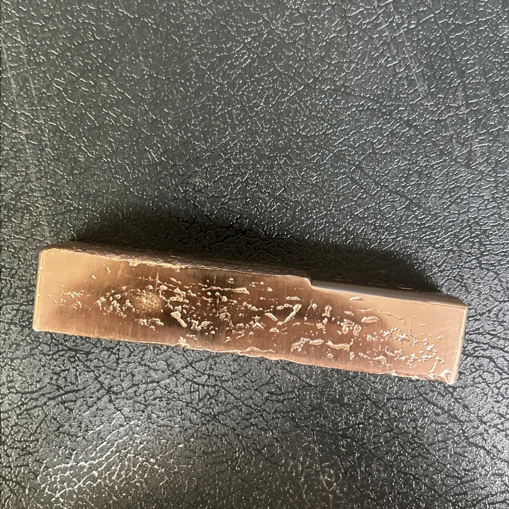 1LB Copper Bar Hand Poured
