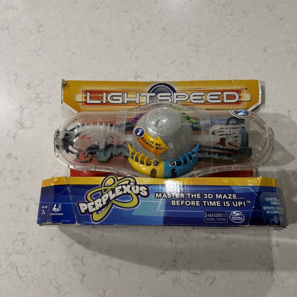Perplexus Lightspeed 3D Maze Puzzle Game New Sealed 12” Box