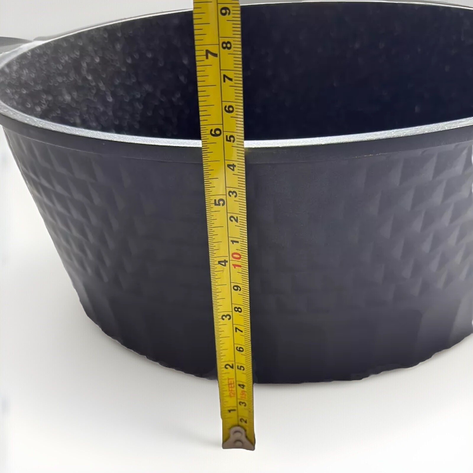 Big Size Pot/Casserole 12.5" Inch,10 Qt + Lid Party/Restaurant Size D&W Cookware