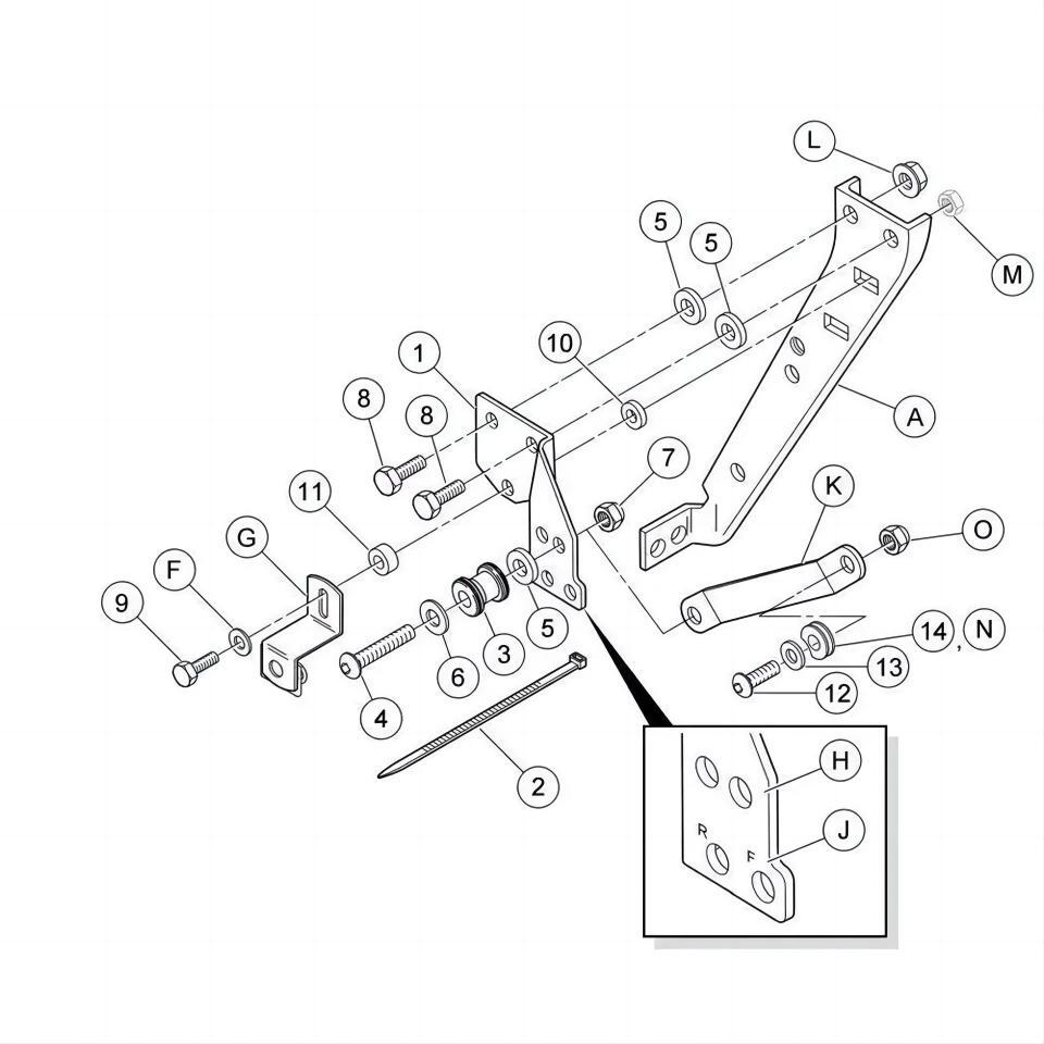 For 1997-2008 Harley Touring Quick Release Sissy Bar Backrest Docking Hardware