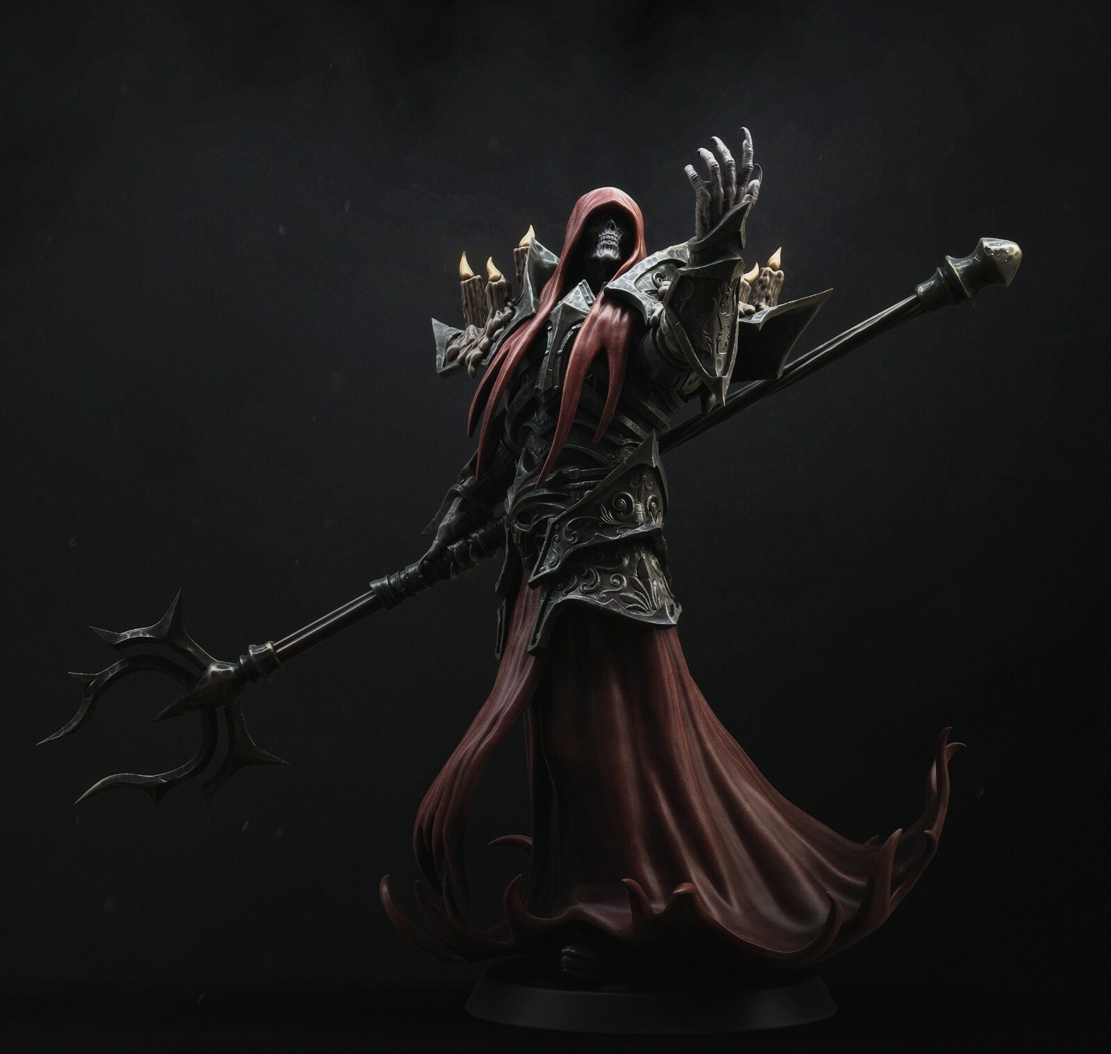 Lich Necromancer Miniature for D&D Pathfinder RPG Figure