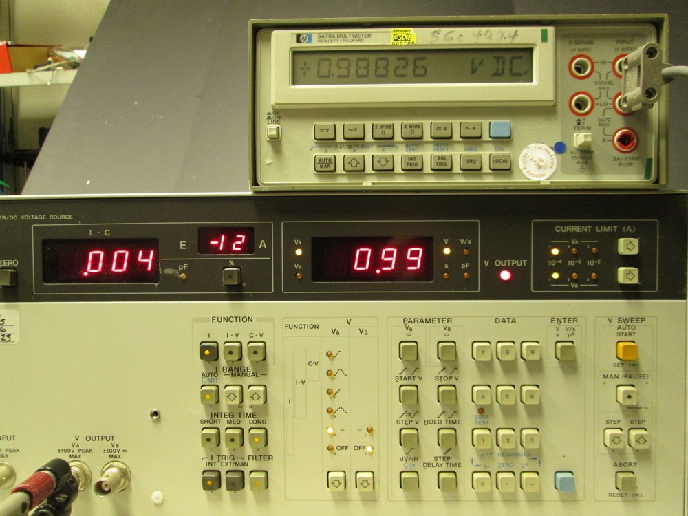 HP4140B picoAmper Meter with DC Voltage Source TESTED! +/-100VDC GPIB interface