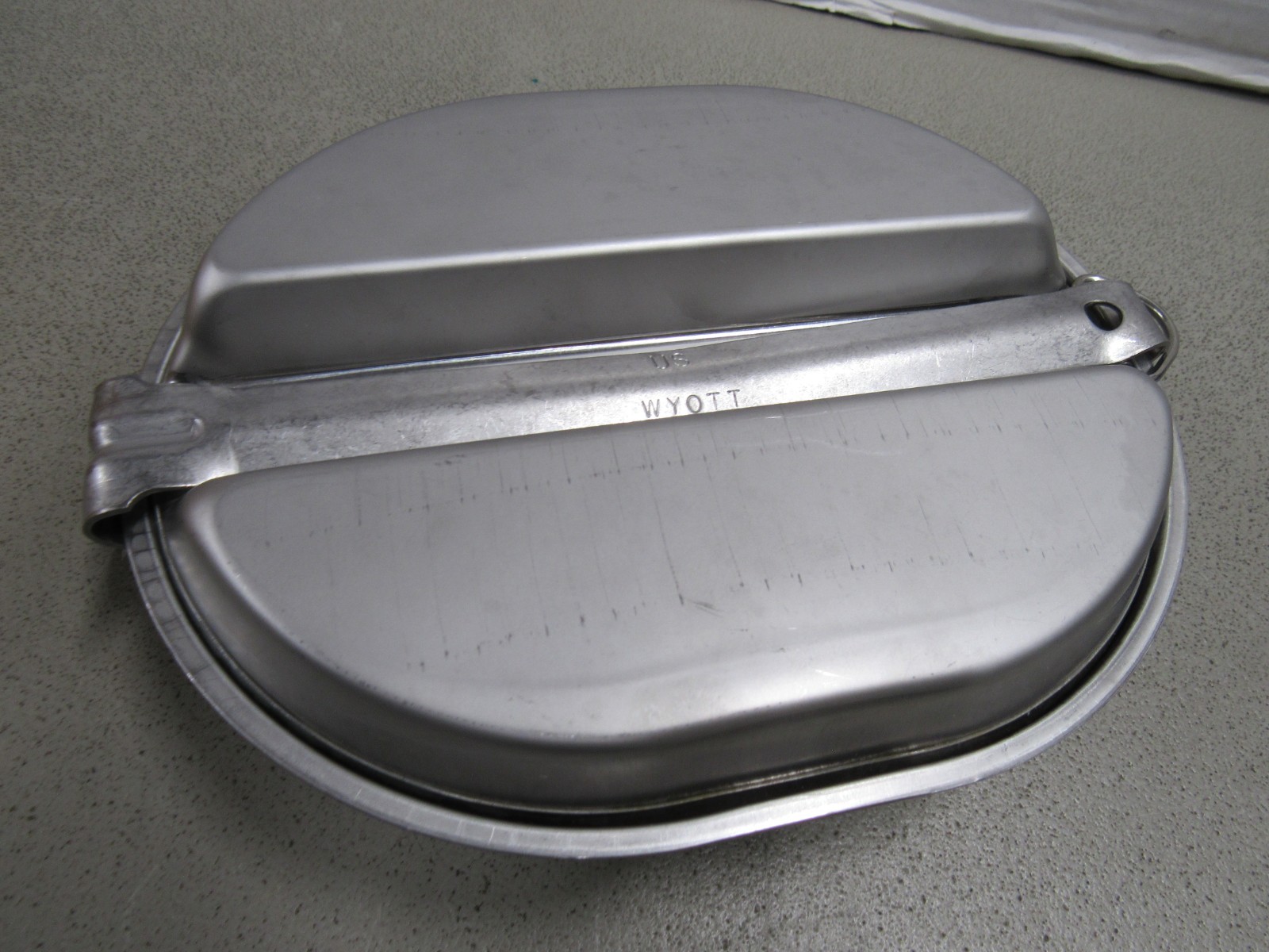 US Military Mess Kit Pan WYOTT 1991 Desert Storm Unused NOS SCUFFS QTY 1 Camping